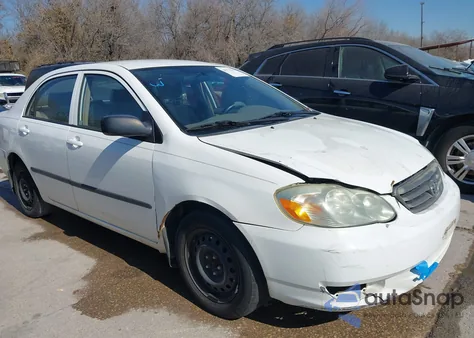 2003 Toyota Corolla Ce z USA, uszkodzony, nr VIN JTDBR32EX30004179